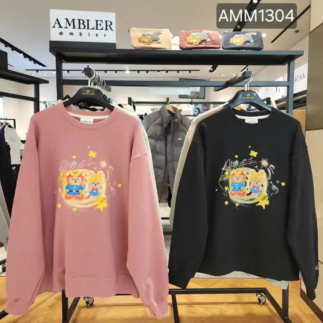 韓國代購 AMBLER25年新款衛衣AMM1304
