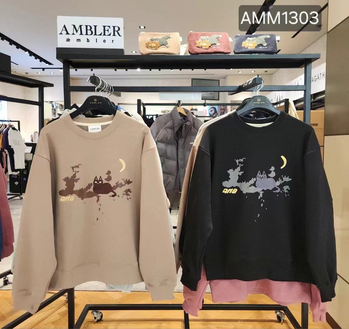 韓國代購 AMBLER25年新款衛衣AMM1303