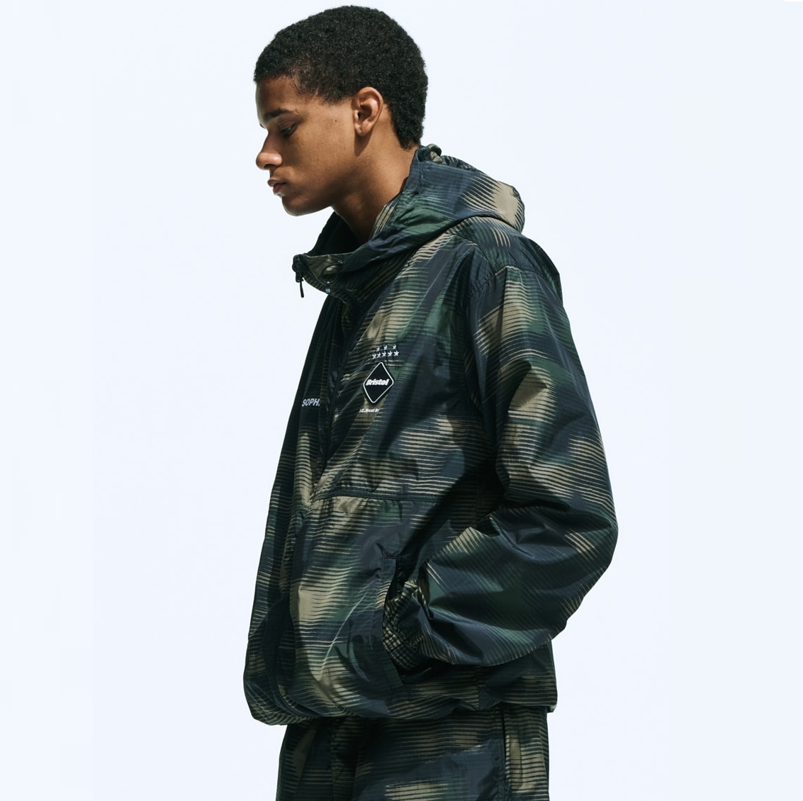 SOPHNET FCRB 2025 S/S SPEED CAMO HOODED BLOUSON - PRE ORDER ITEM (預訂中)