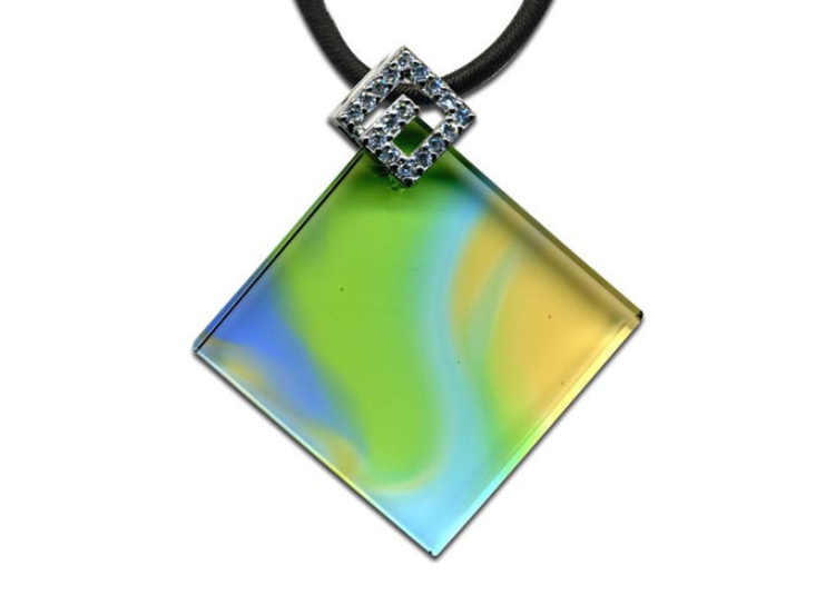 鹿港窯水晶琉璃｜永恆銀飾項鍊 純粹經典見證永恆之美