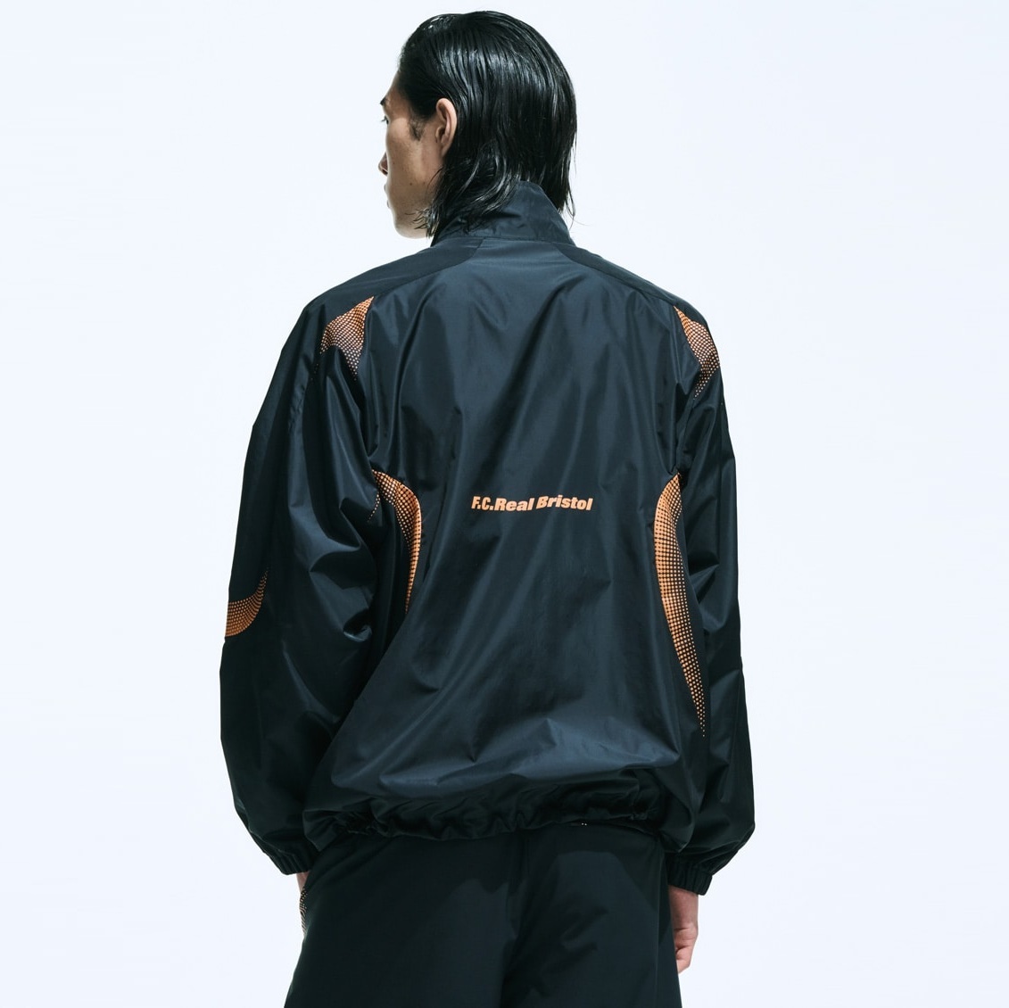 SOPHNET FCRB 2025 S/S STAND COLLAR PRACTICE JACKET - BLACK PRE ORDER ITEM (預訂中)