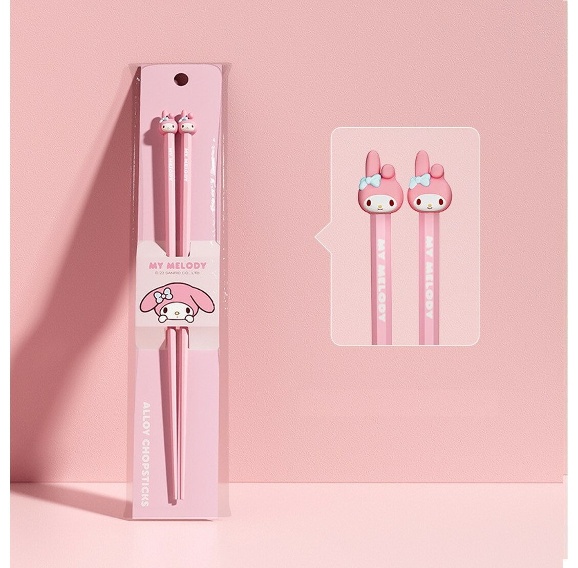 MY MELODY  Sanrio|3D公仔頭 2P筷子