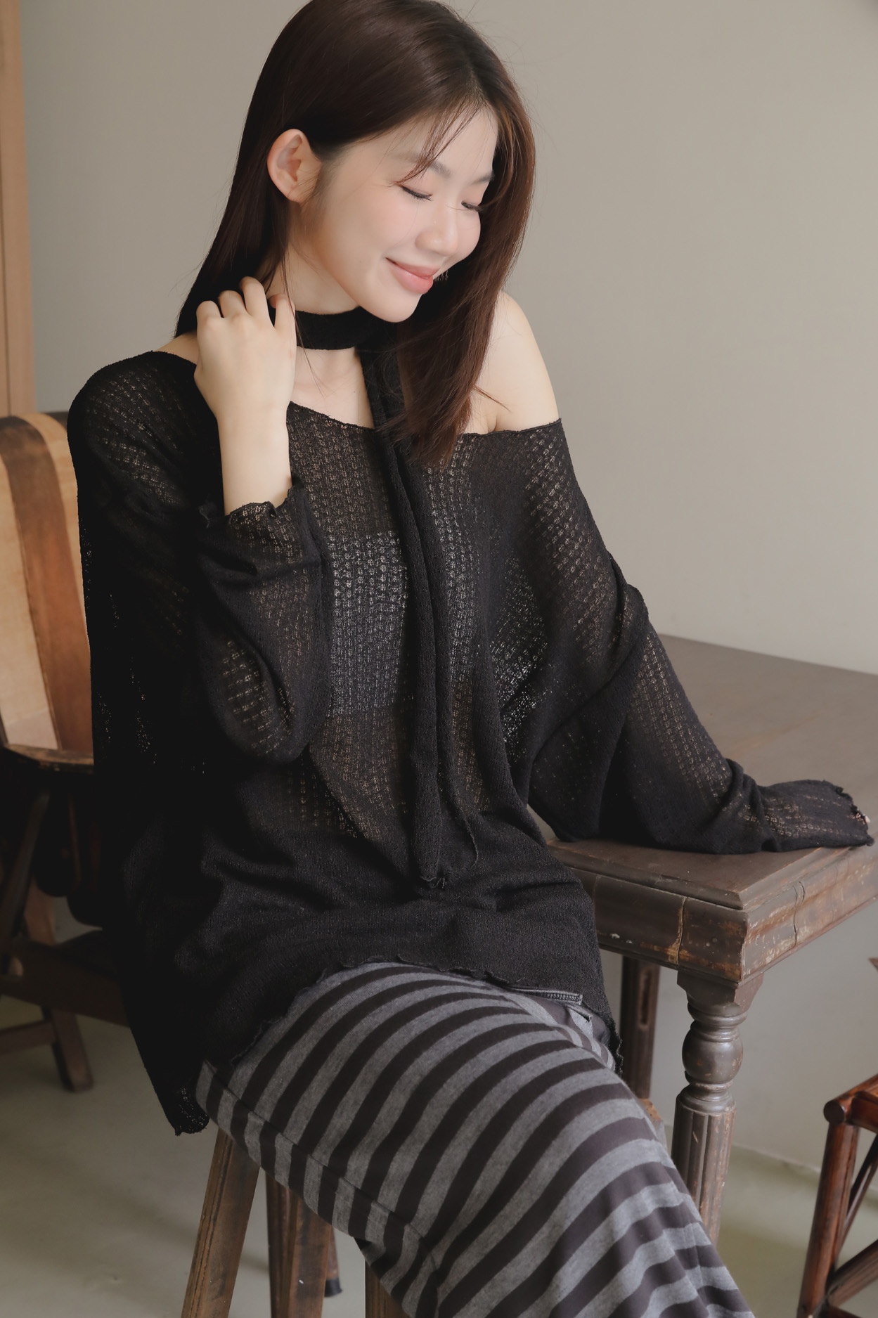 Muffler Rose Set #上衣