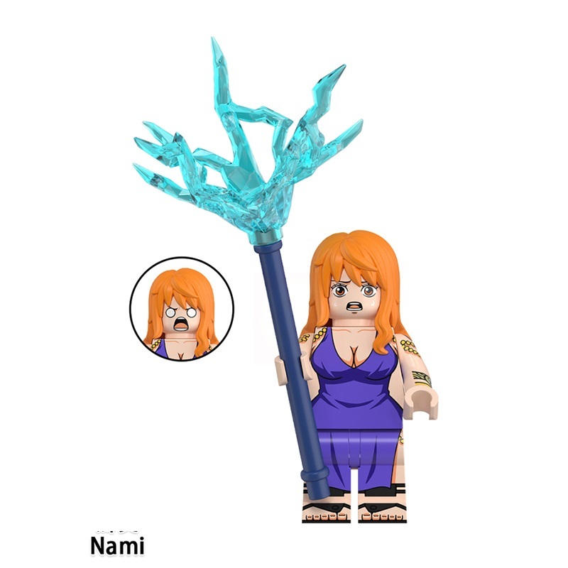 One Piece Nami Custom Minifigures Minifigs Fit Lego WM6193 WM2799