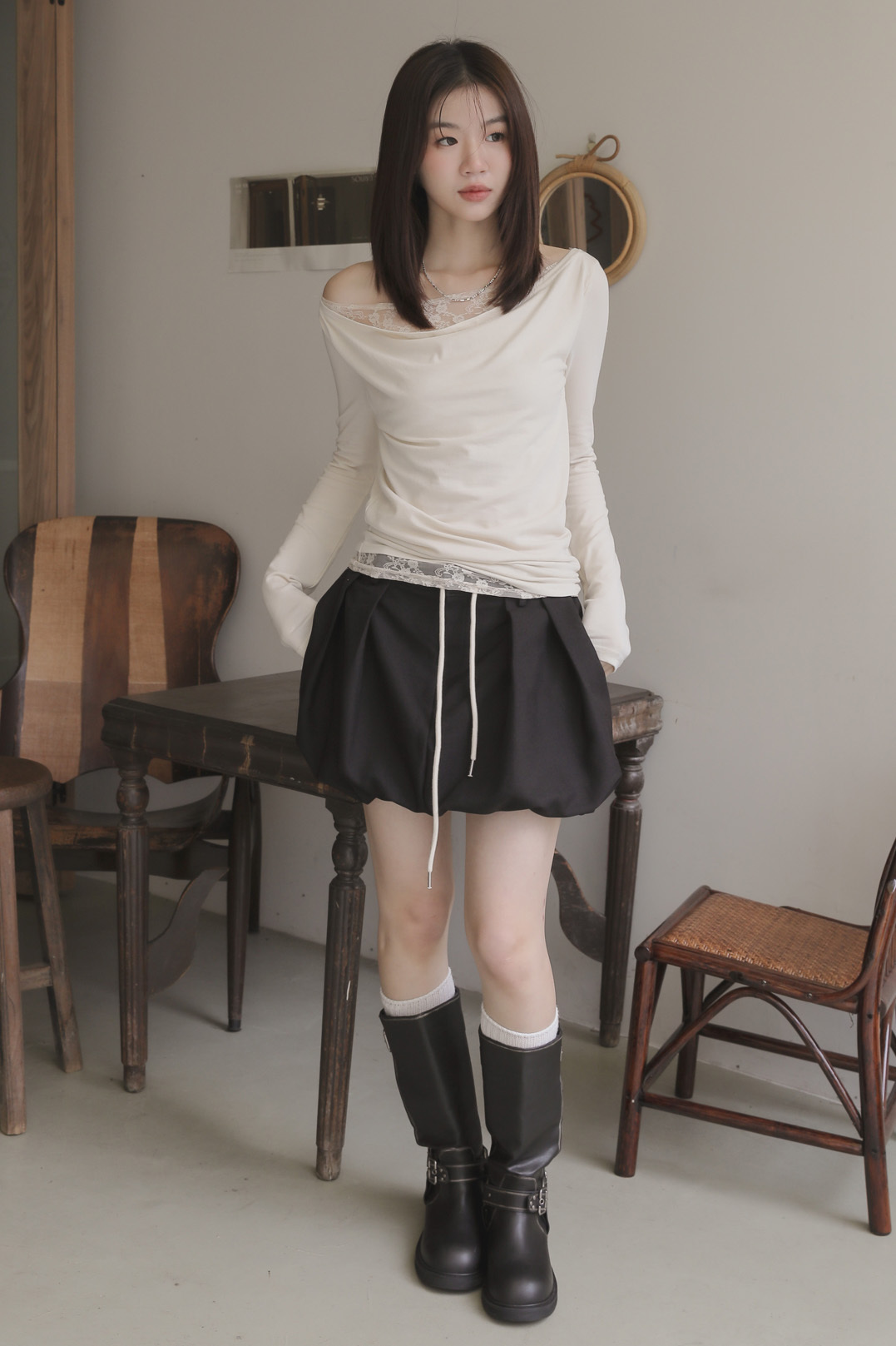 Pumpkin Balloon Skirt #短裙