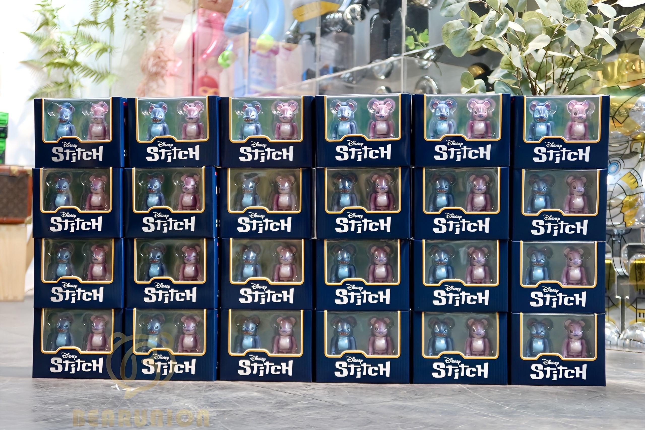 🥇現貨🥇Bearbrick 100% STITCH & ANGEL 2PCS SET