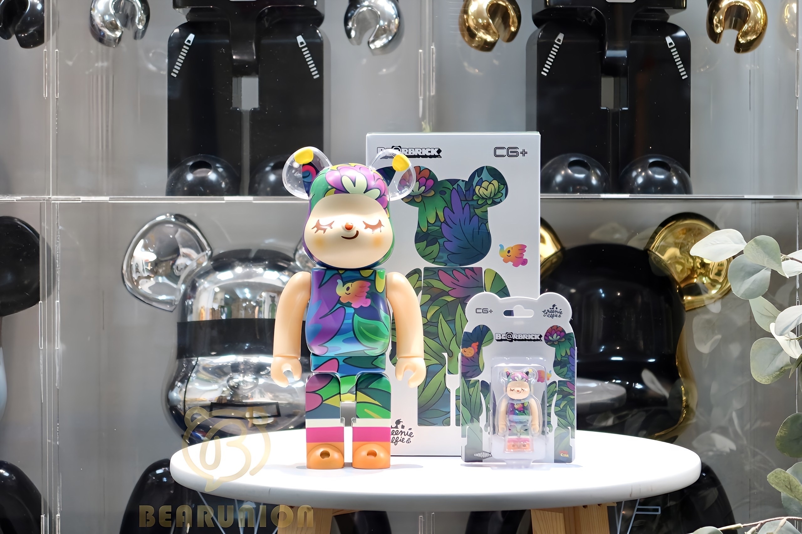 🥇現貨🥇Bearbrick 400% 100% Greenie x  Elfie 限量款式