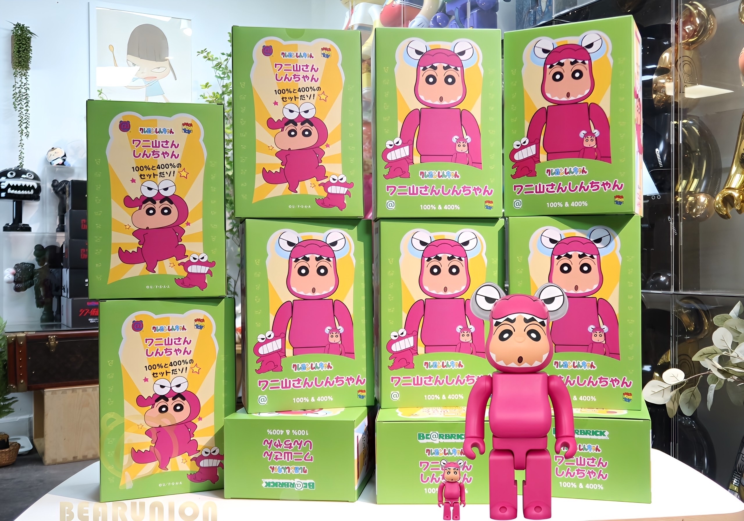 🥇現貨🥇Bearbrick 400% 100% 蠟筆小新