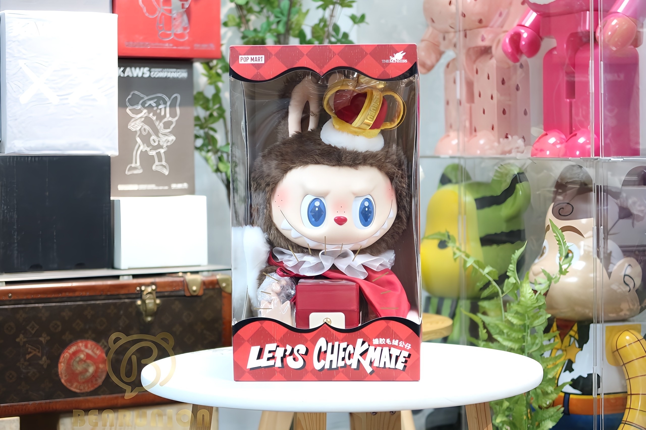 🎏預訂🎏POPMART THE MONSTERS 象棋大冒險系列搪膠毛絨公仔 LABUBU 37CM