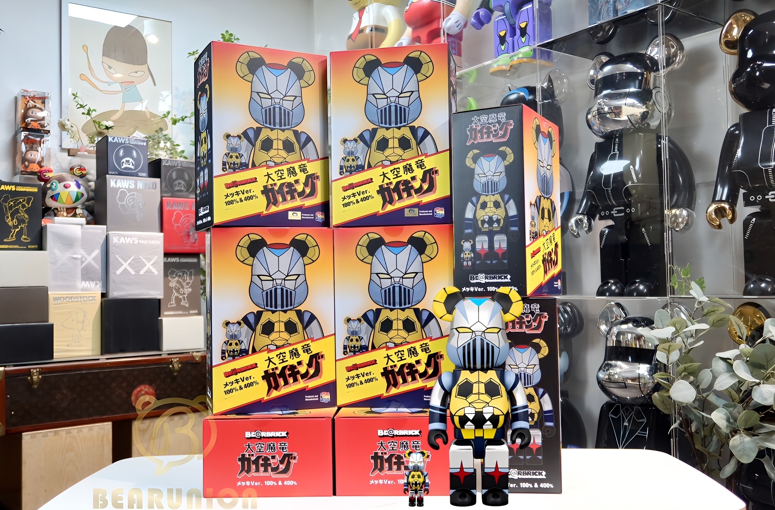 🥇現貨🥇Bearbrick 400% 100% Demon Dragon of the Heavens Gaiking 太空魔龍