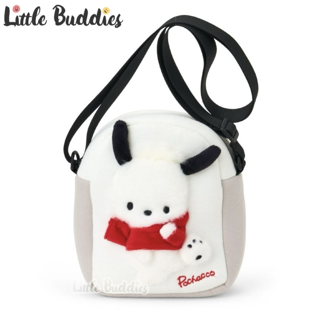 日本 Sanrio Pochacco PC 換裝造型系列 - 立體公仔斜揹袋