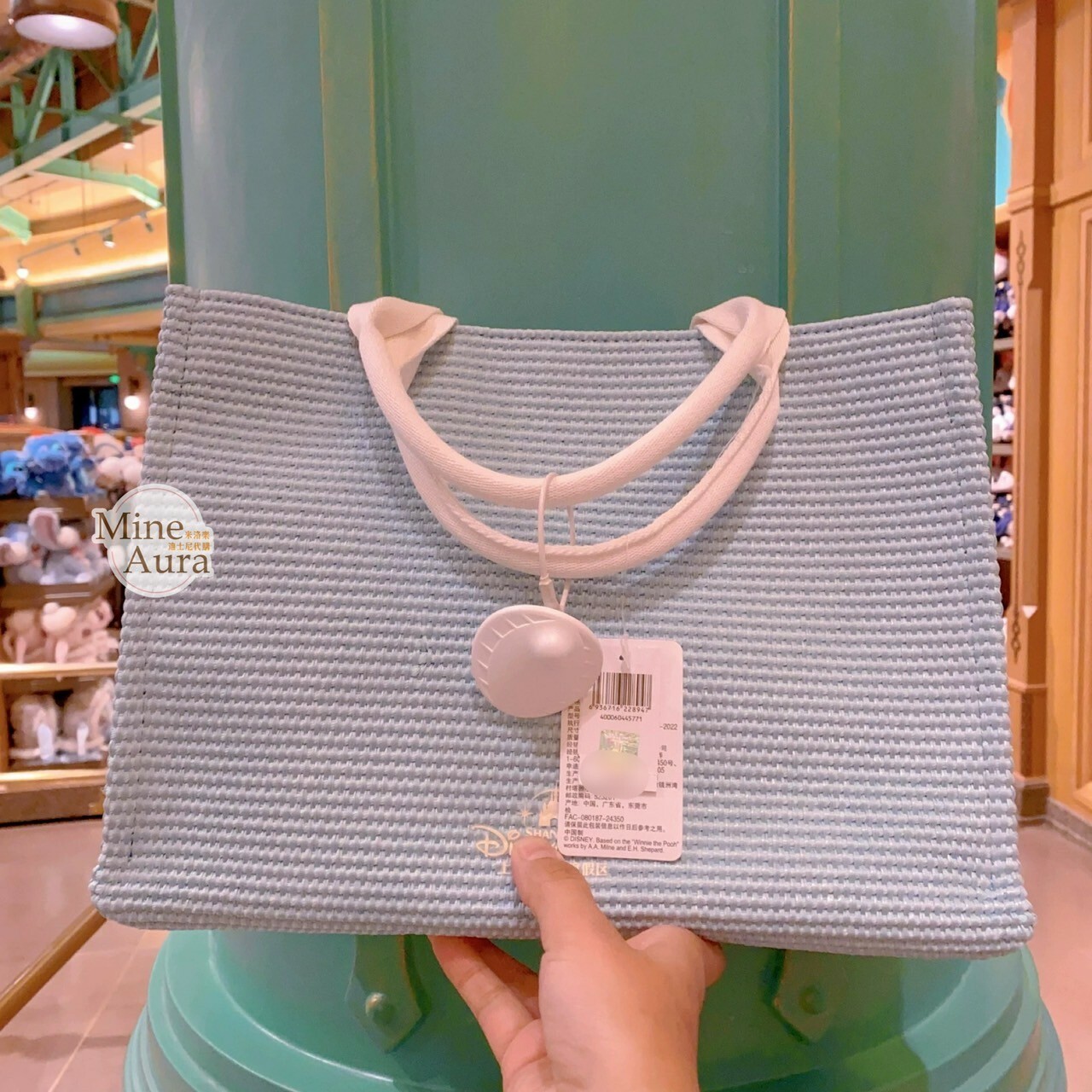 (限時特價) 2025 春日 小熊維尼 Winnie the Pooh 和朋友們系列 圖案 手提包 托特包 -上海迪士尼樂園