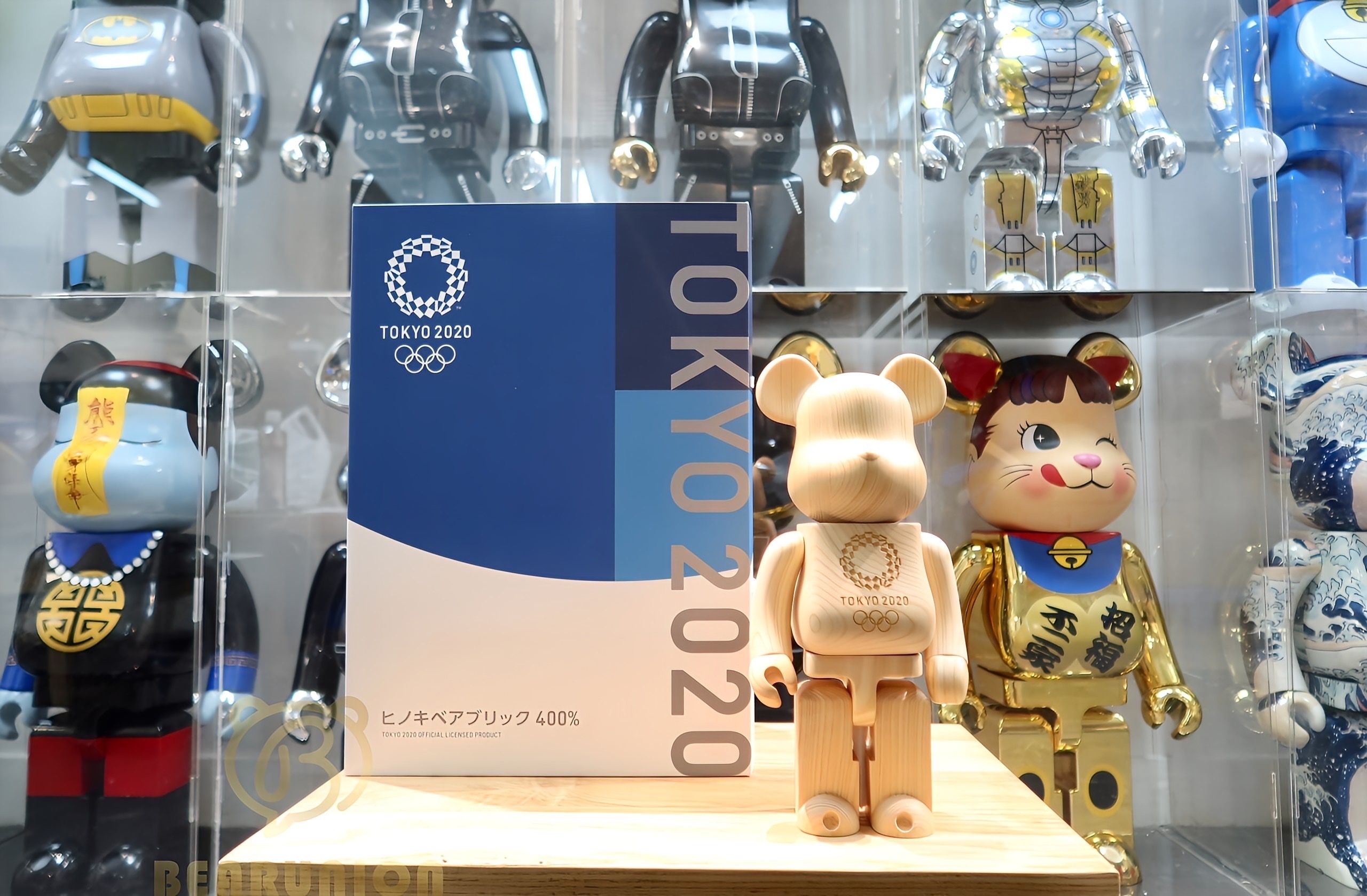 🥇現貨🥇Bearbrick 400% ヒノキ ベアブリック 奧運木