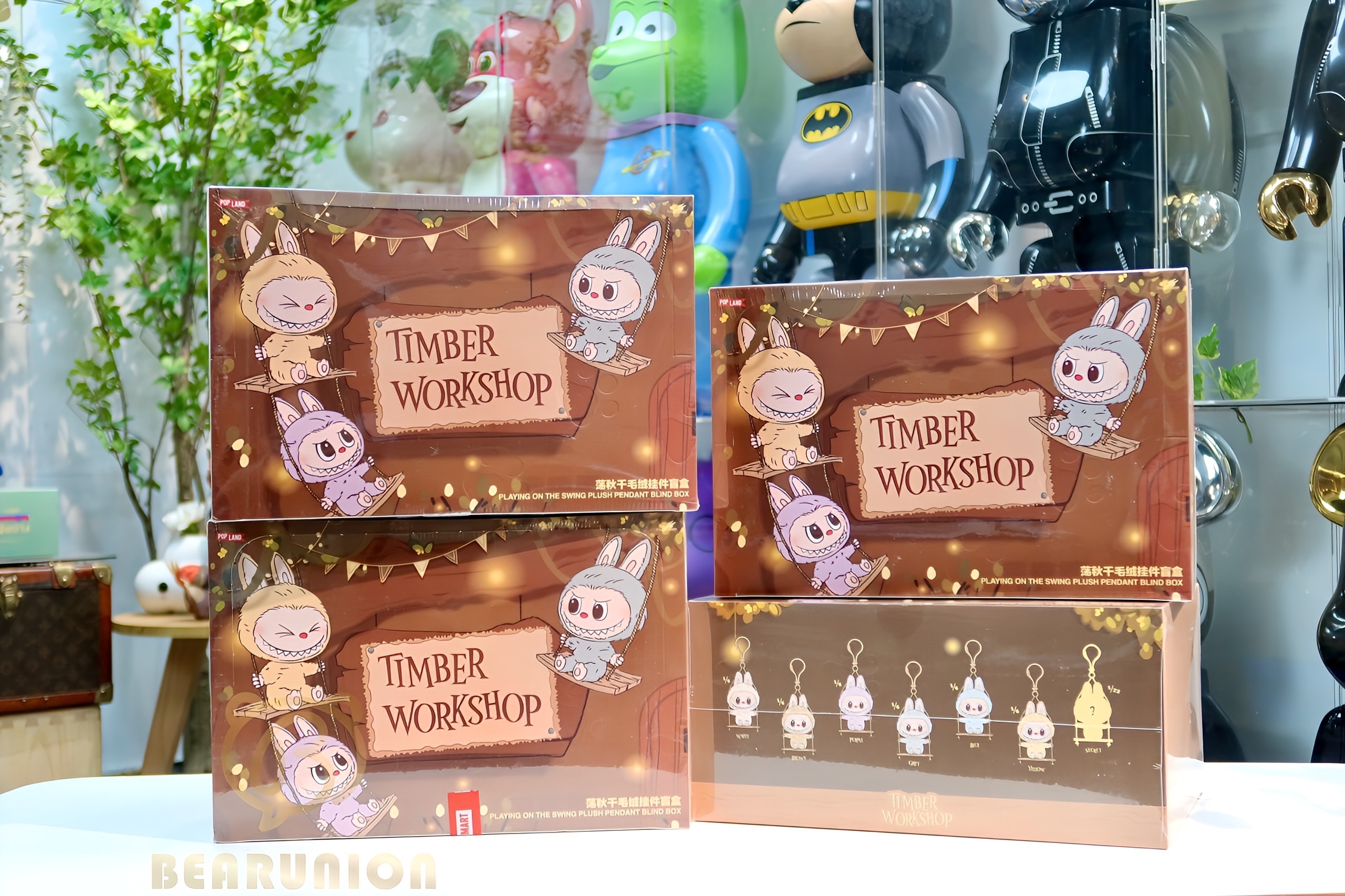 🎏預訂🎏 LABUBU木工坊系列-盪鞦韆毛絨掛件盲盒