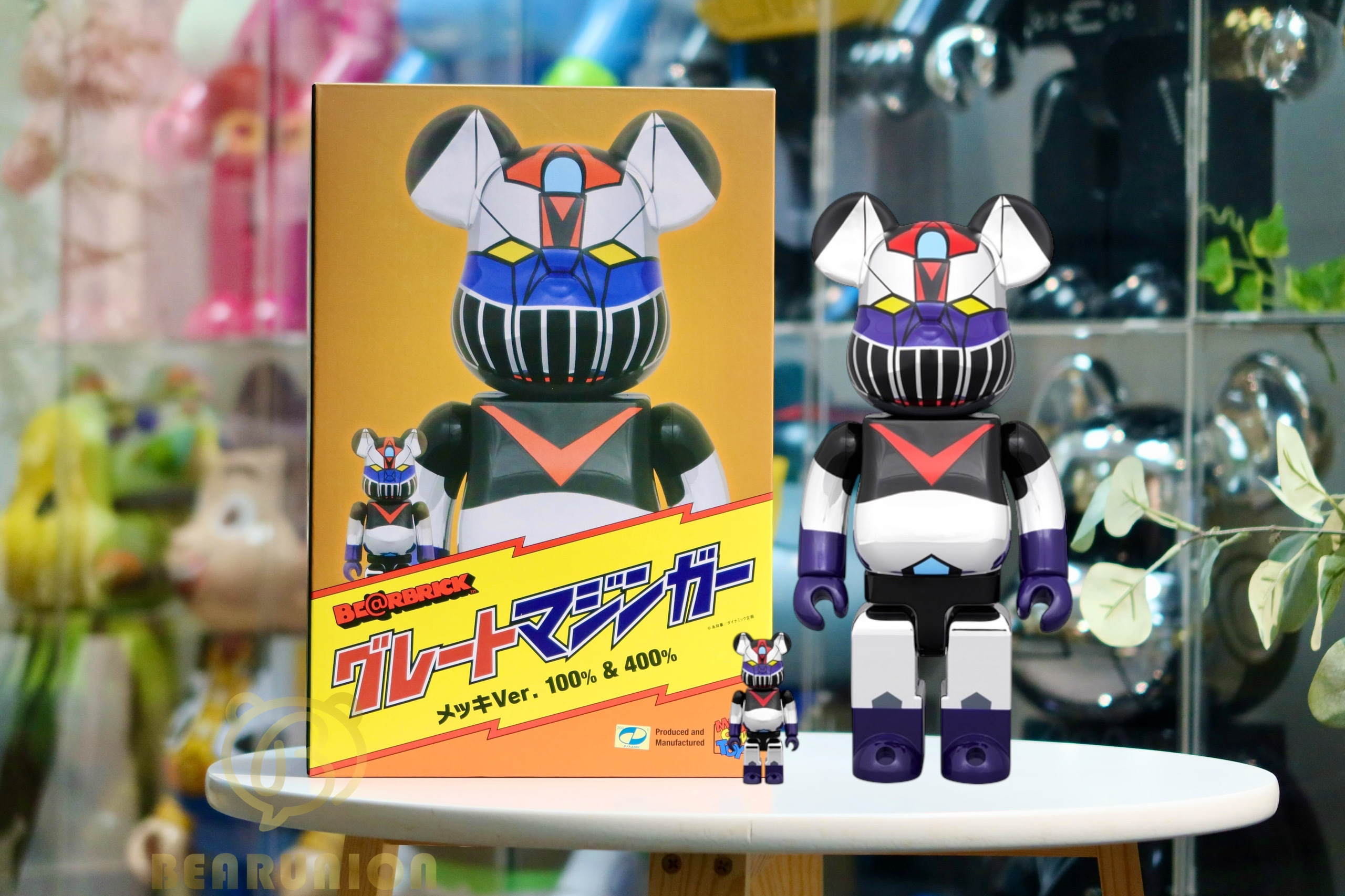 🎏預訂🎏Bearbrick 400% 100% グレートメッキ萬能俠