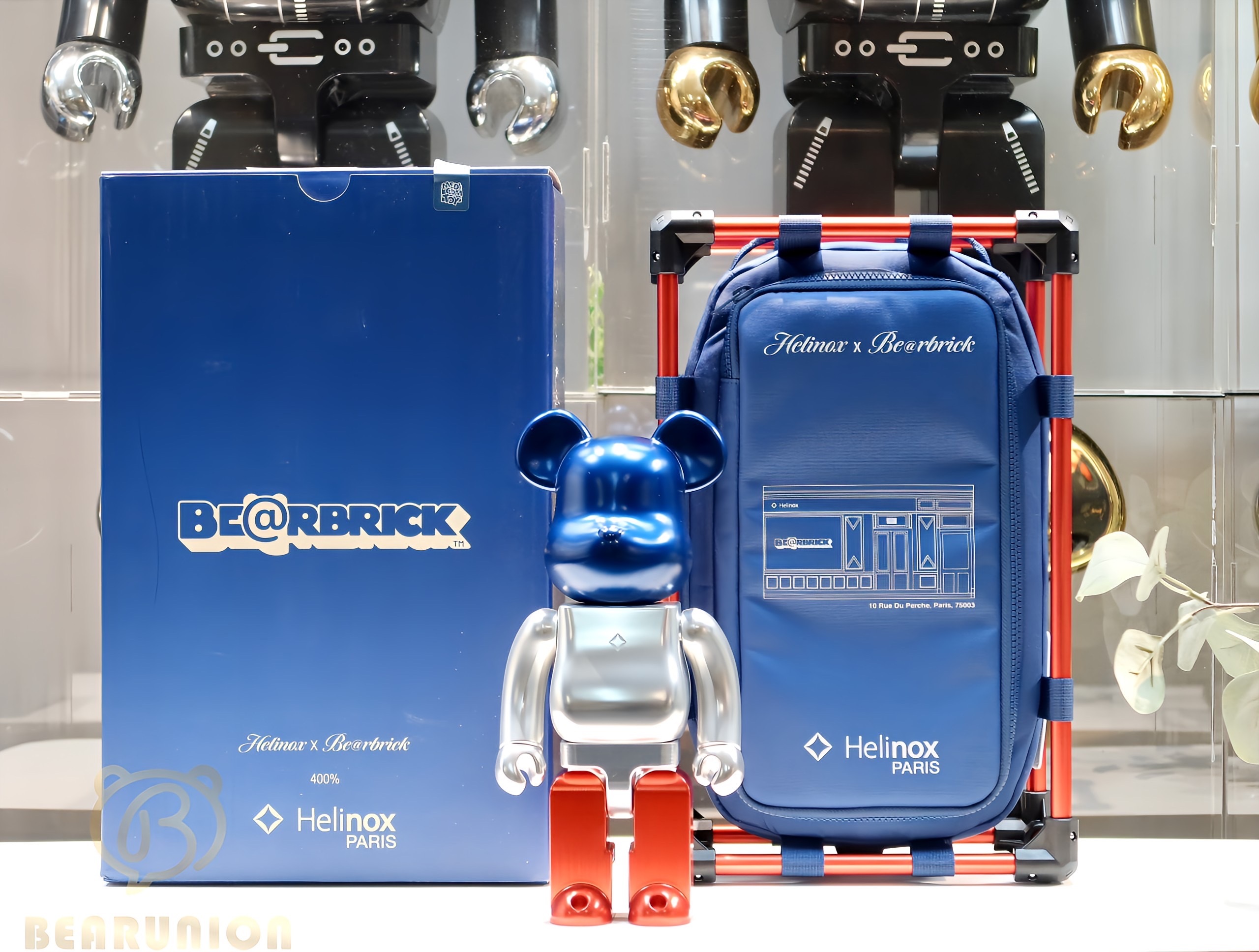 🎏預訂🎏 Helinox × BE@RBRICK Paris Edition 2024 400％