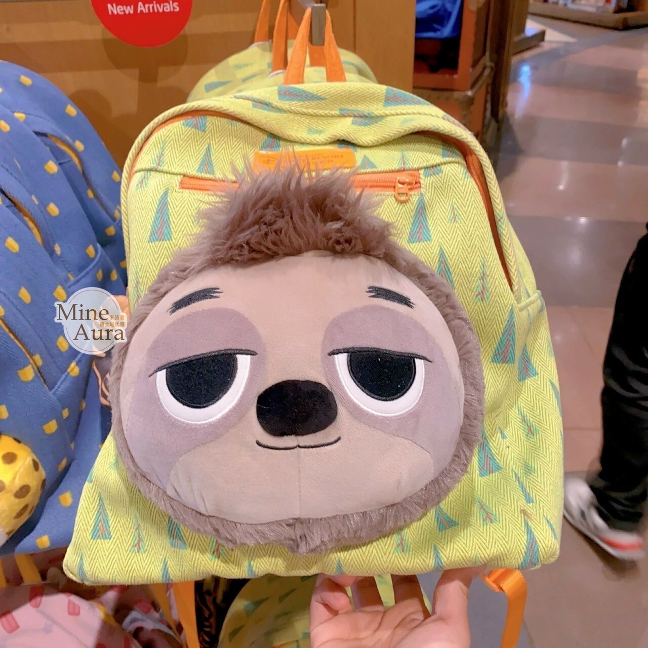 快俠 Flash 樹獺 公務員 絨毛大頭 造型 後背包 動物方城市 Zootopia -上海迪士尼樂園