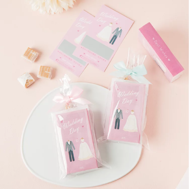 Chichi’s Wedding的森永牛奶糖系列是熱門的婚禮小物。