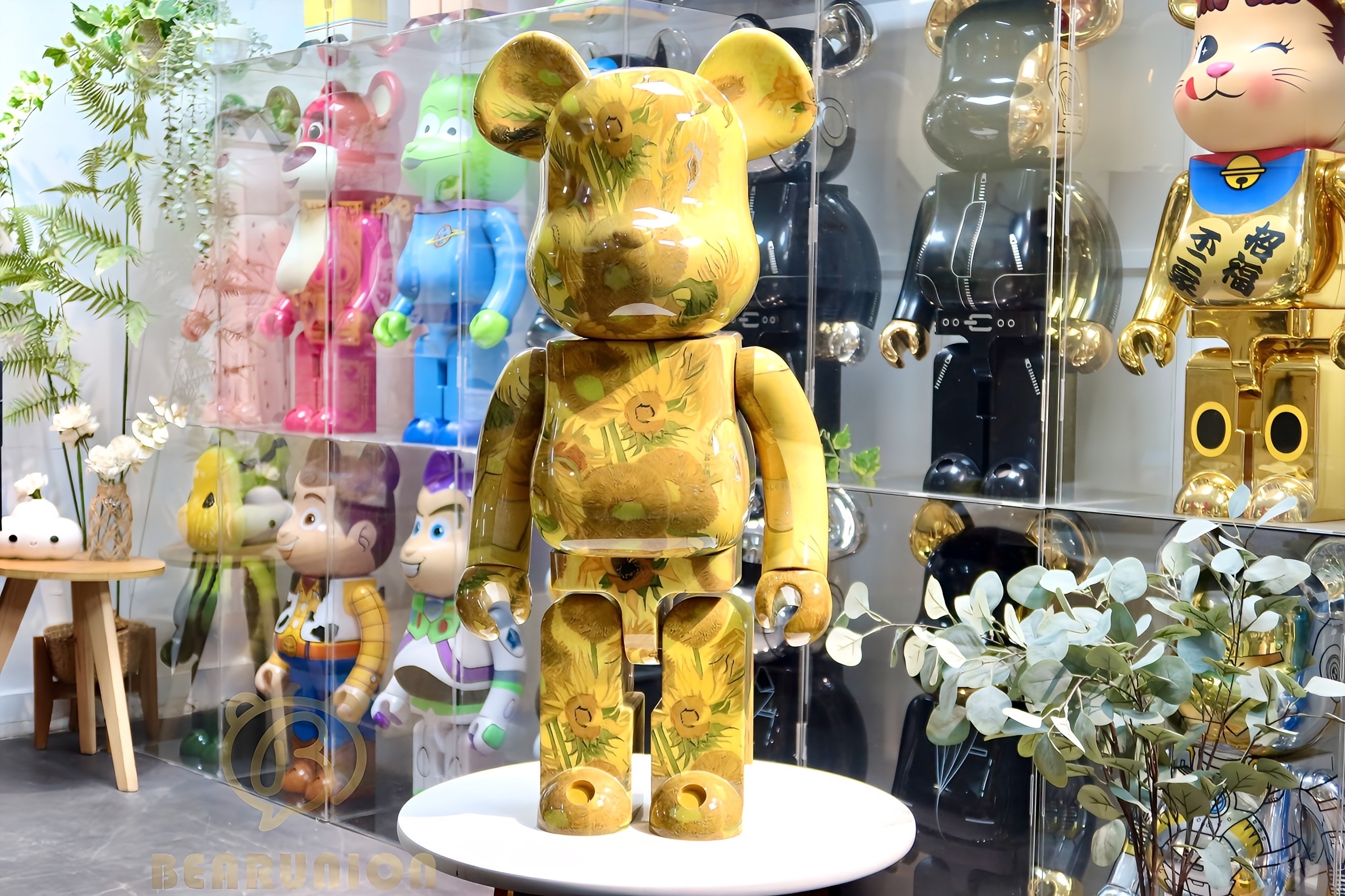 🥇現貨🥇Bearbrick 1000% VAN GOSH SUNFLOWER