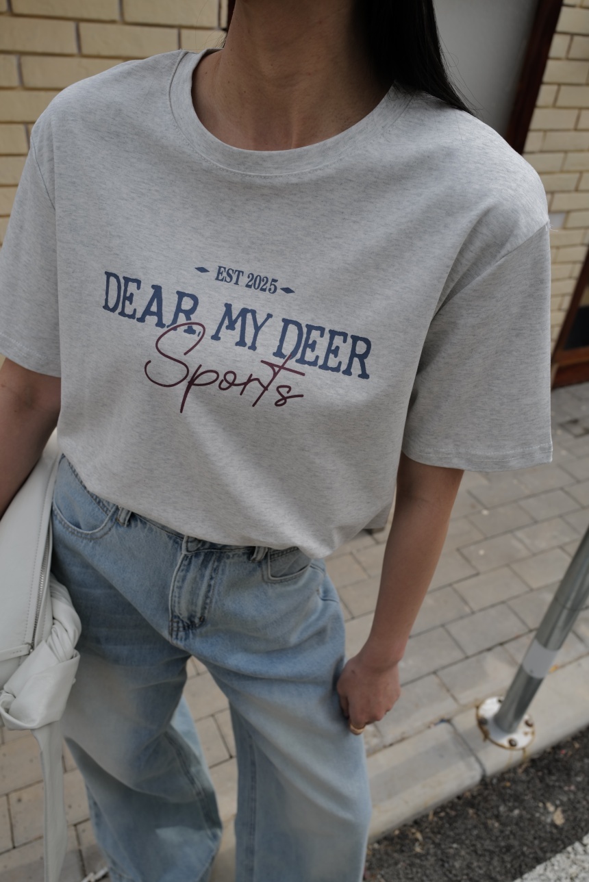 韓系百搭大版字母T*4色