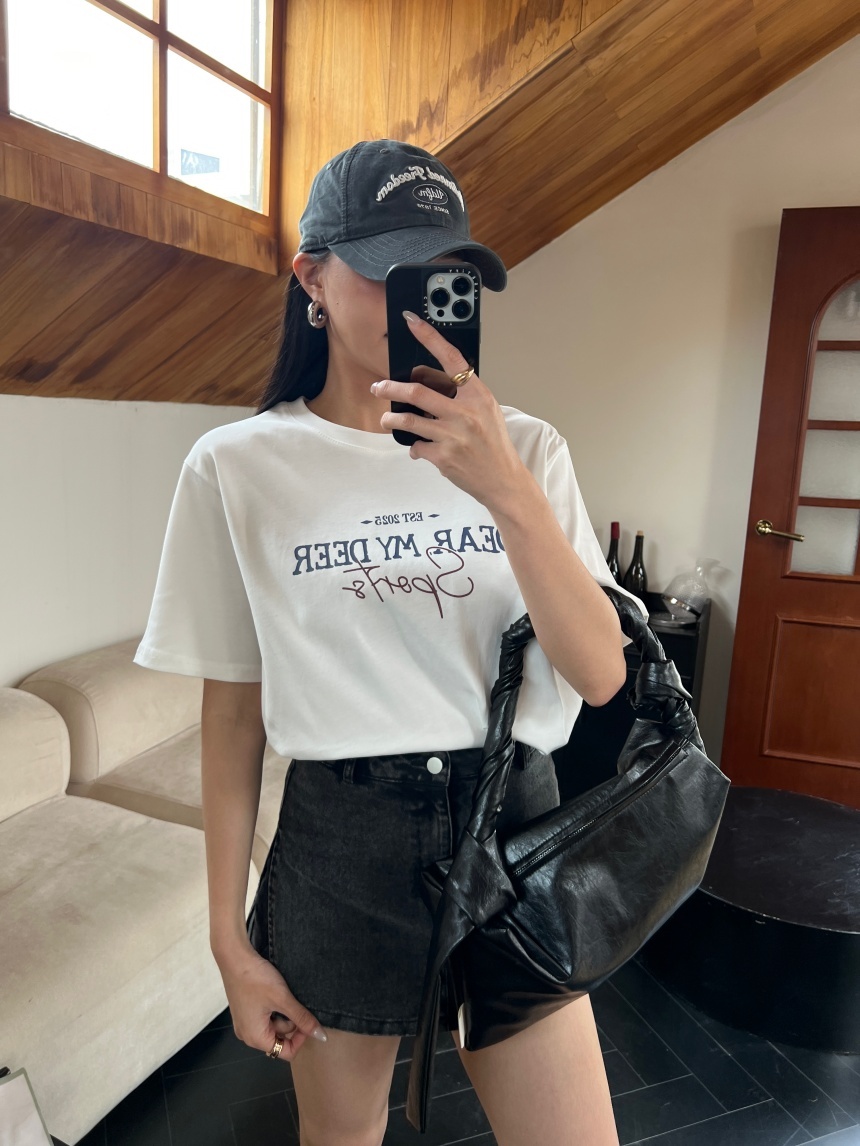 韓系百搭大版字母T*4色