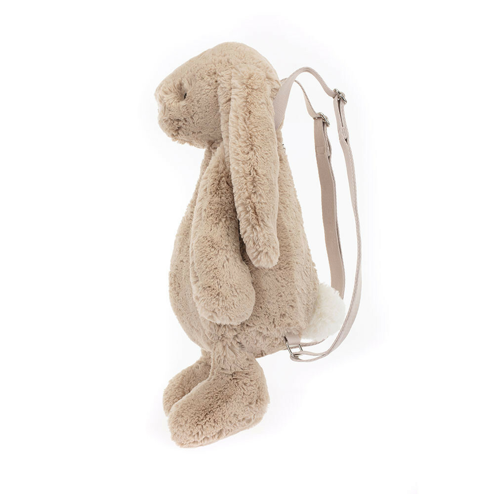 Jellycat Bashful Beige Bunny Backpack 拿鐵灰兔背包