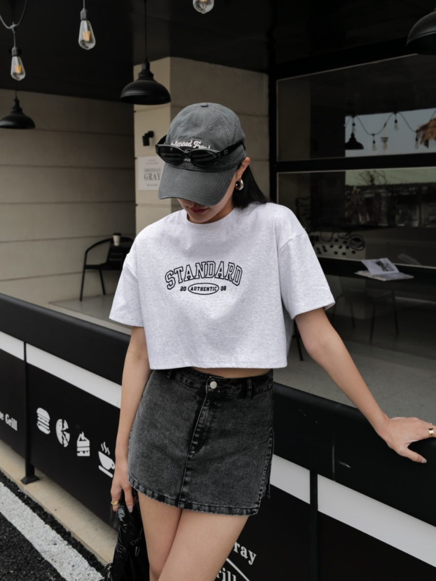 美式挺版寬版短上衣*4色