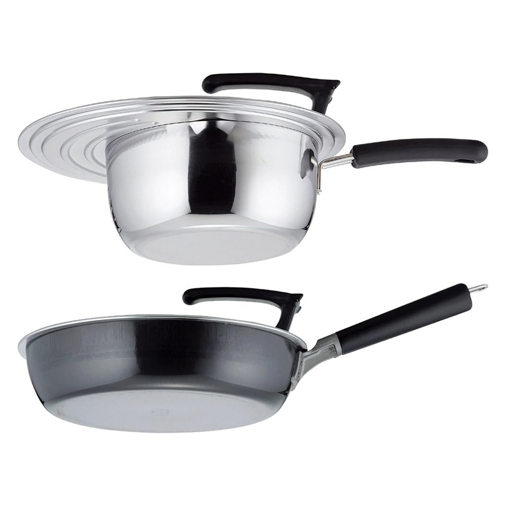 《下村企販》日本製可立式強化玻璃鍋蓋(適用直徑18~26cm鍋具)