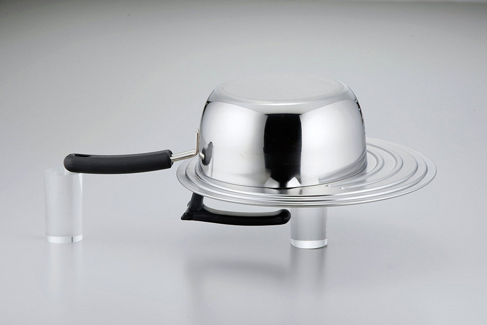 《下村企販》日本製可立式強化玻璃鍋蓋(適用直徑18~26cm鍋具)