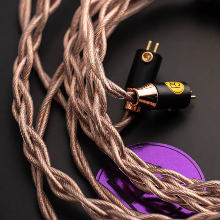 【陳列品優惠 Demo Clearance】Plussound Dual-Copper 混合線芯耳機升級線｜只限 CM 2-pin 4.4mm
