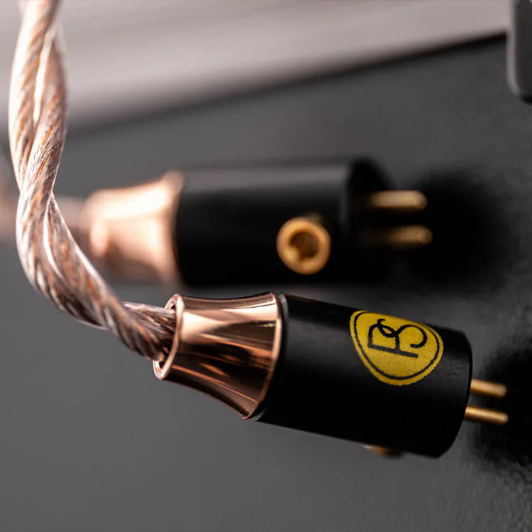 【陳列品優惠 Demo Clearance】Plussound Dual-Copper 混合線芯耳機升級線｜只限 CM 2-pin 4.4mm