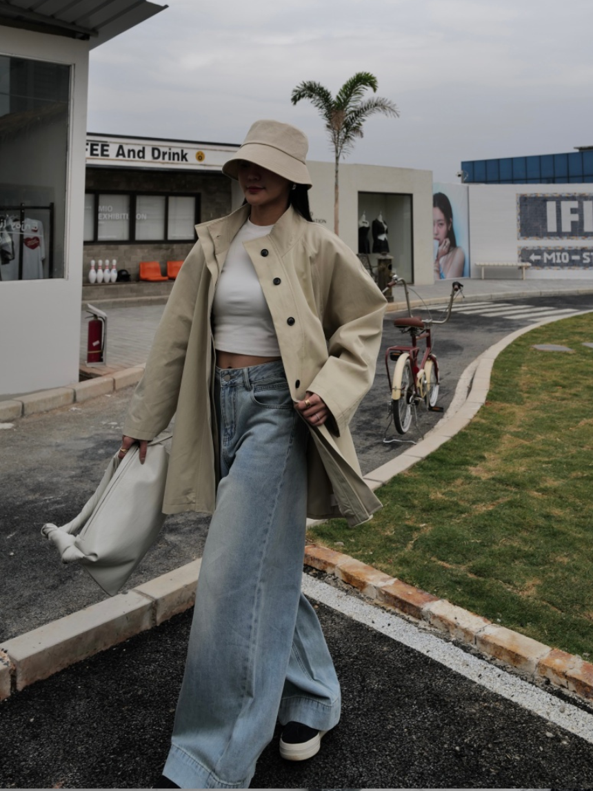 春款短款風衣外套