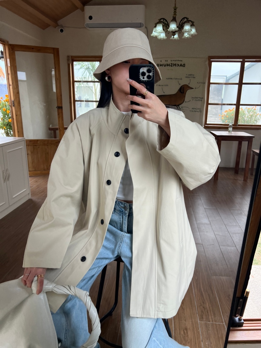 春款短款風衣外套