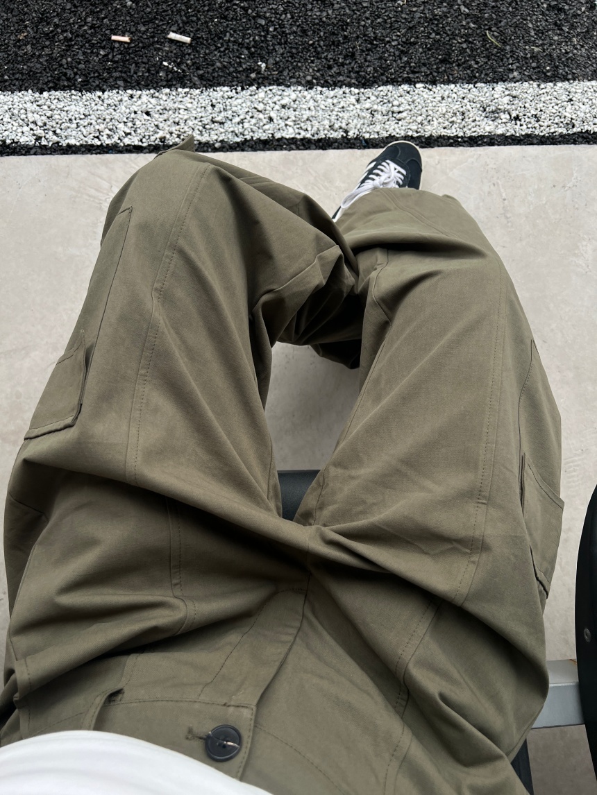 美式挺版寬版工裝褲*4色