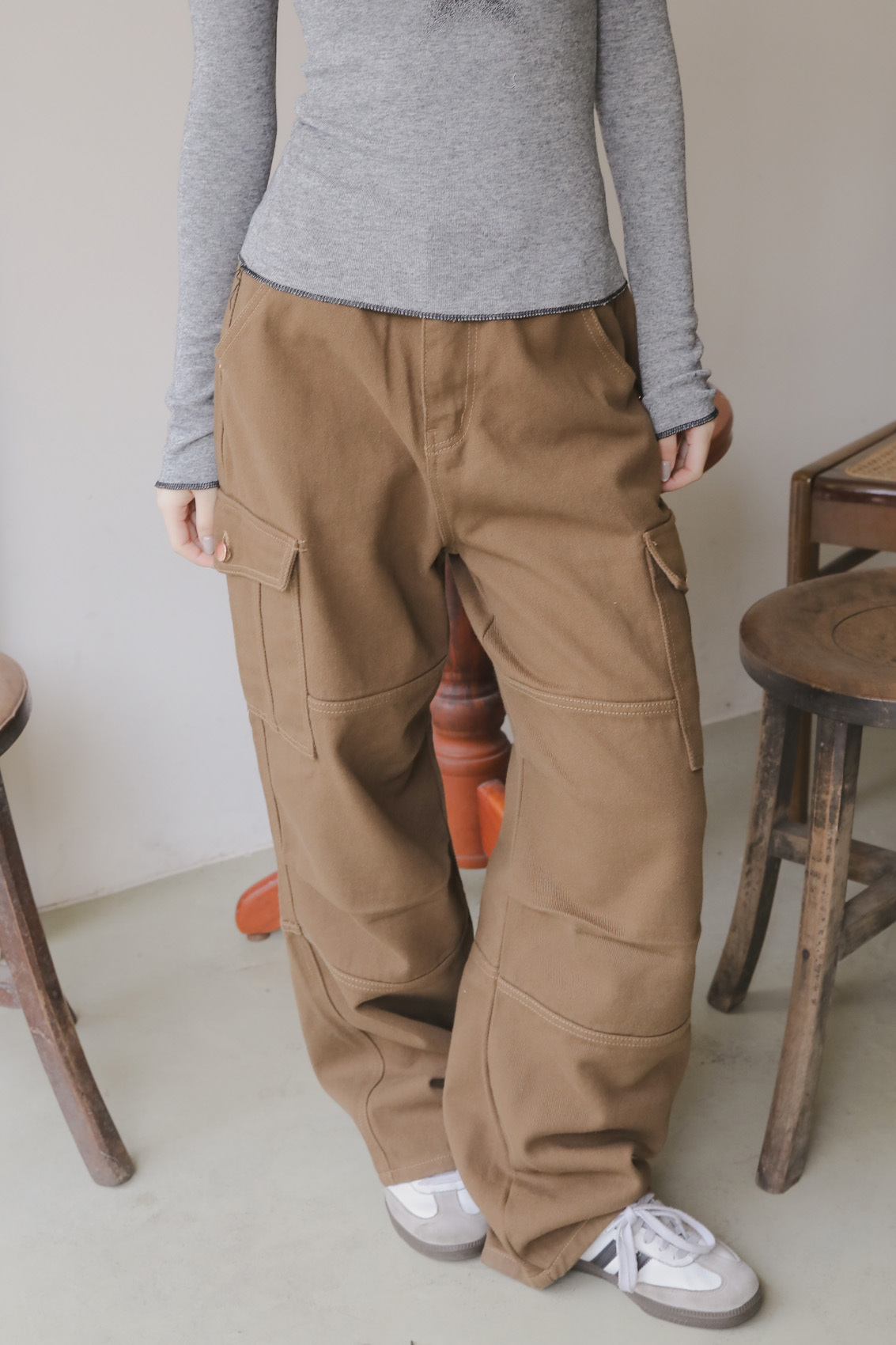 Wide Fit Cargo Pants #工裝褲