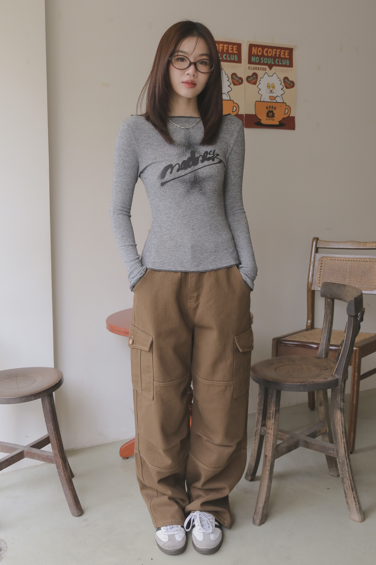 Wide Fit Cargo Pants #工裝褲