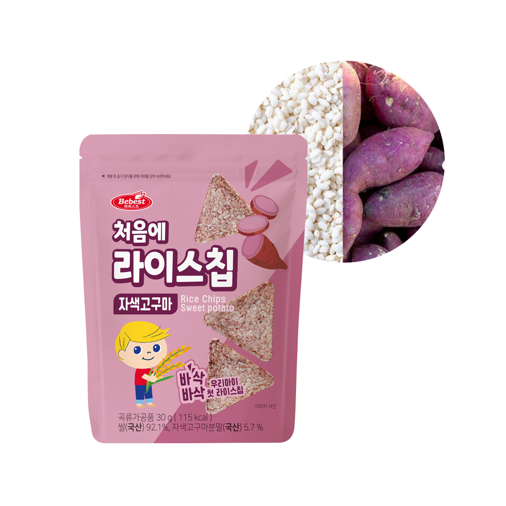 【韓國Bebest】三角米餅30g