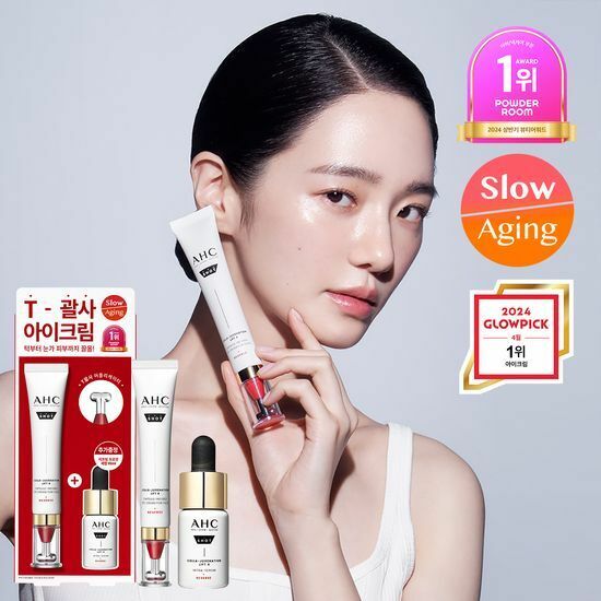 AHC Pro Shot Colla-Juvenation Lift 4 Capsule-Infused Eye Cream for Face 30ml (+Serum 10ml)