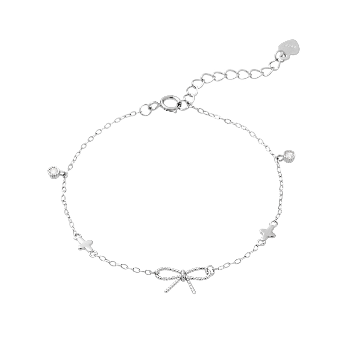 純銀,蝴蝶結,手鍊,平價飾品