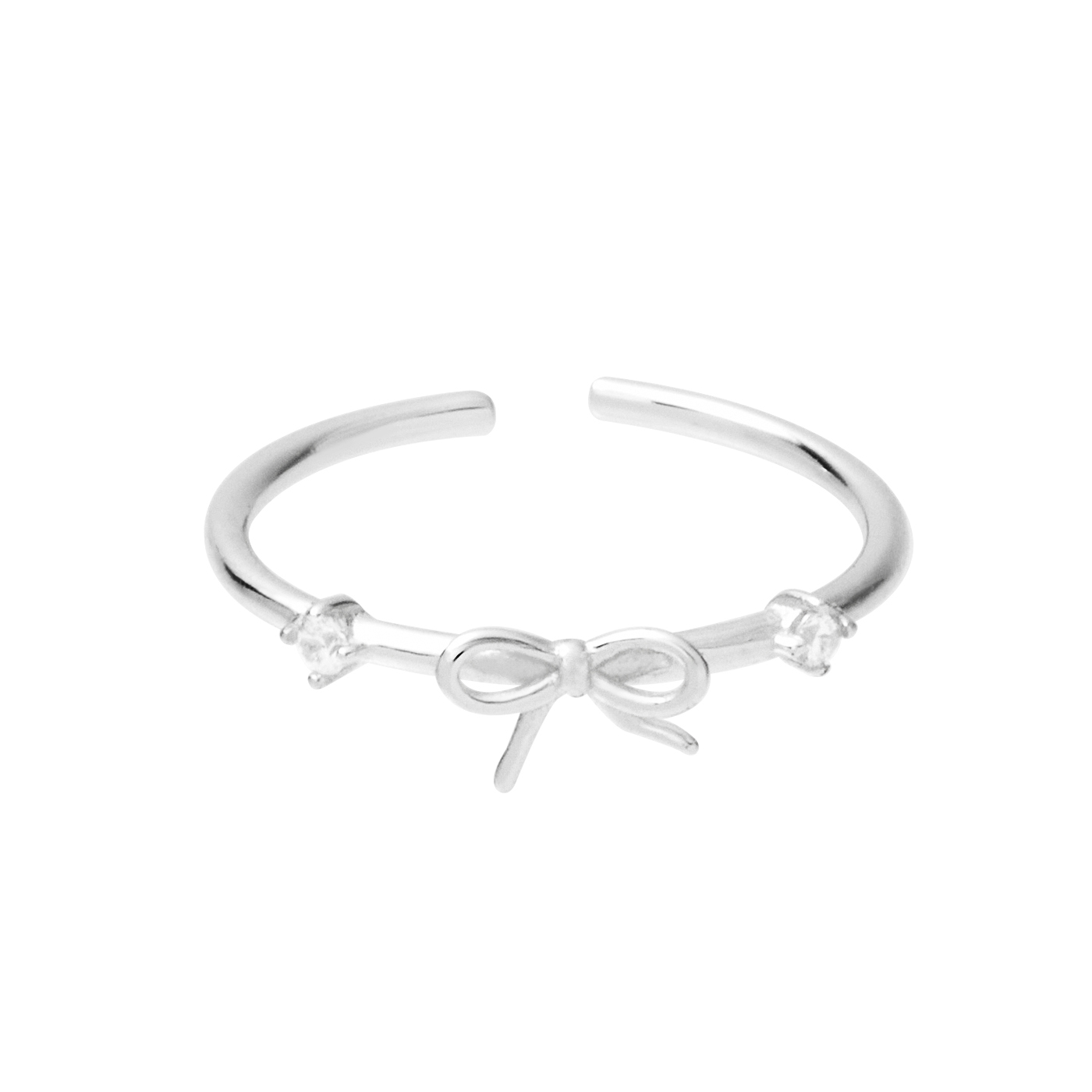 純銀,蝴蝶結,戒指,平價飾品