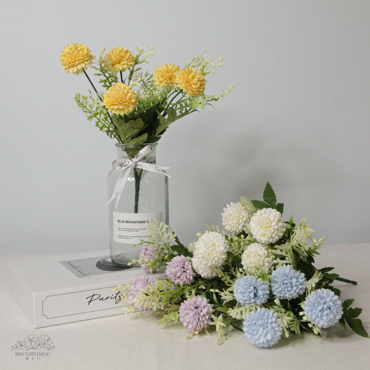 人造花 把束春球 4色