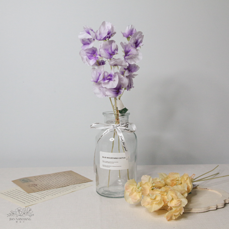 人造花 碗豆花束 2色