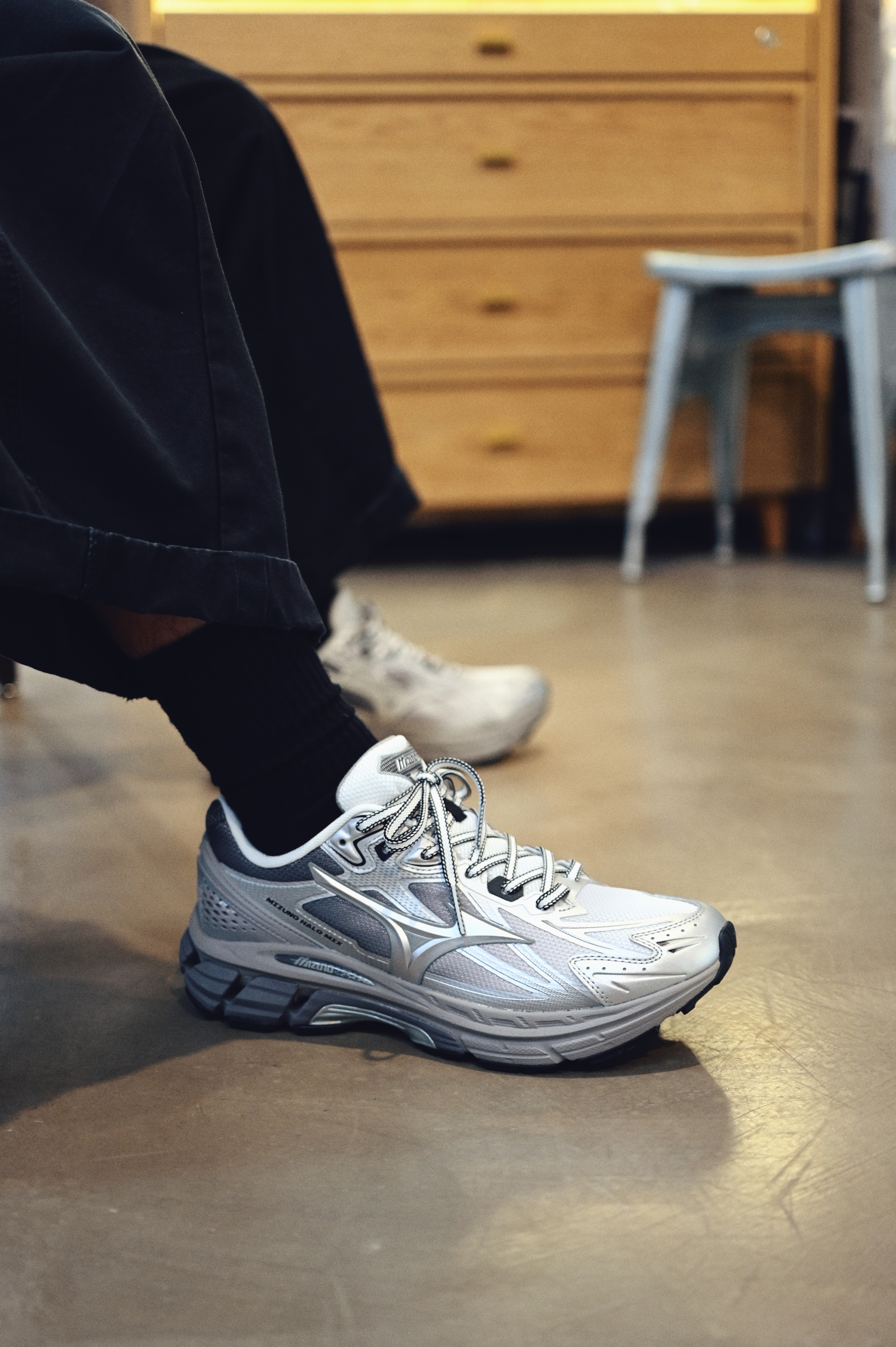 [預訂] Mizuno Halo Mix White Grey D1GH240817