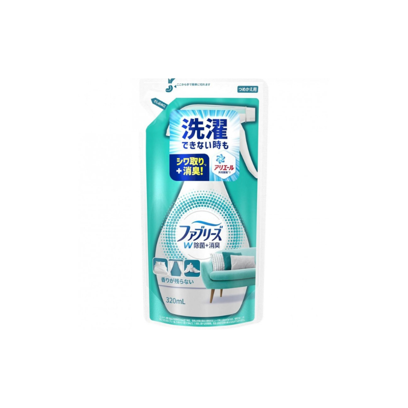 P&G Febreze 風倍清 織物W除菌消臭噴霧 補充裝 320ml 高效除菌 (Barcode: 4902430113205)