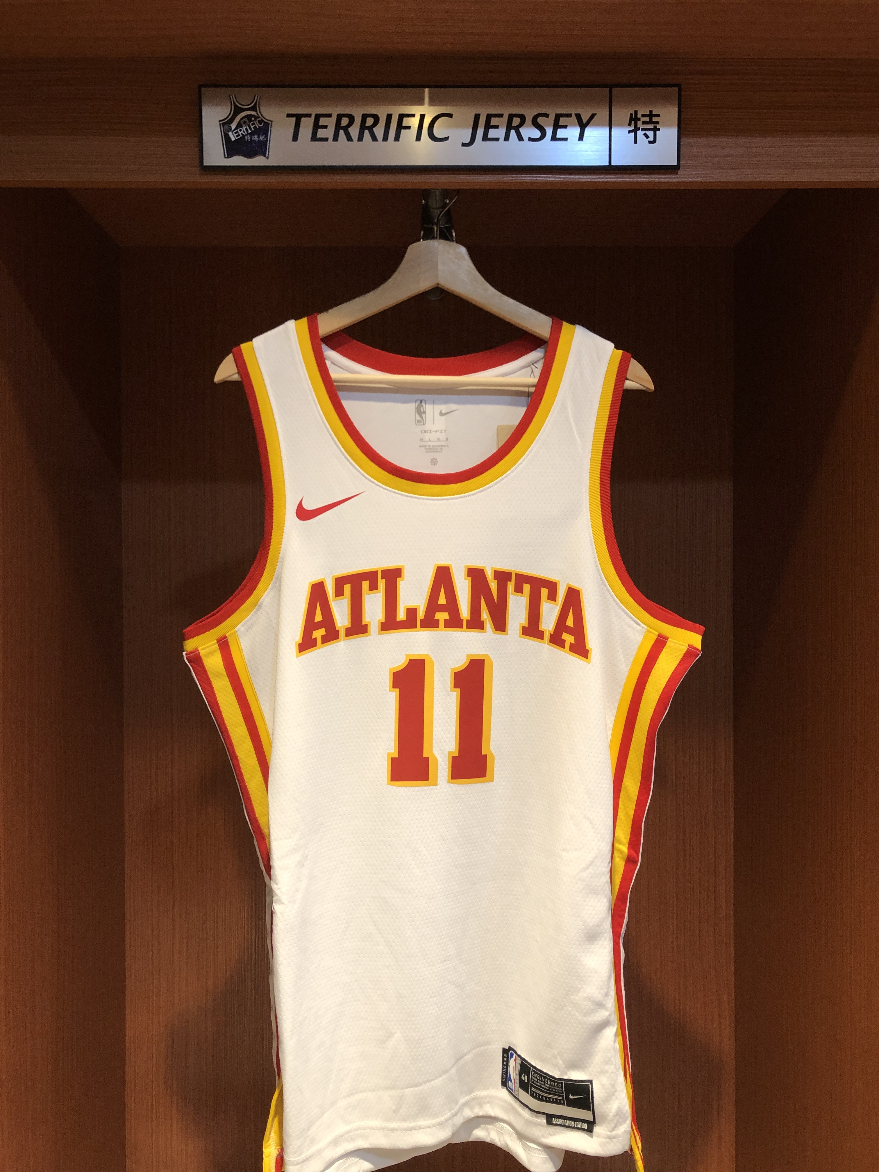 NBA球衣 Trae Young 亞特蘭大老鷹白 Association Nike Swingman 球迷版 熱轉印 全新