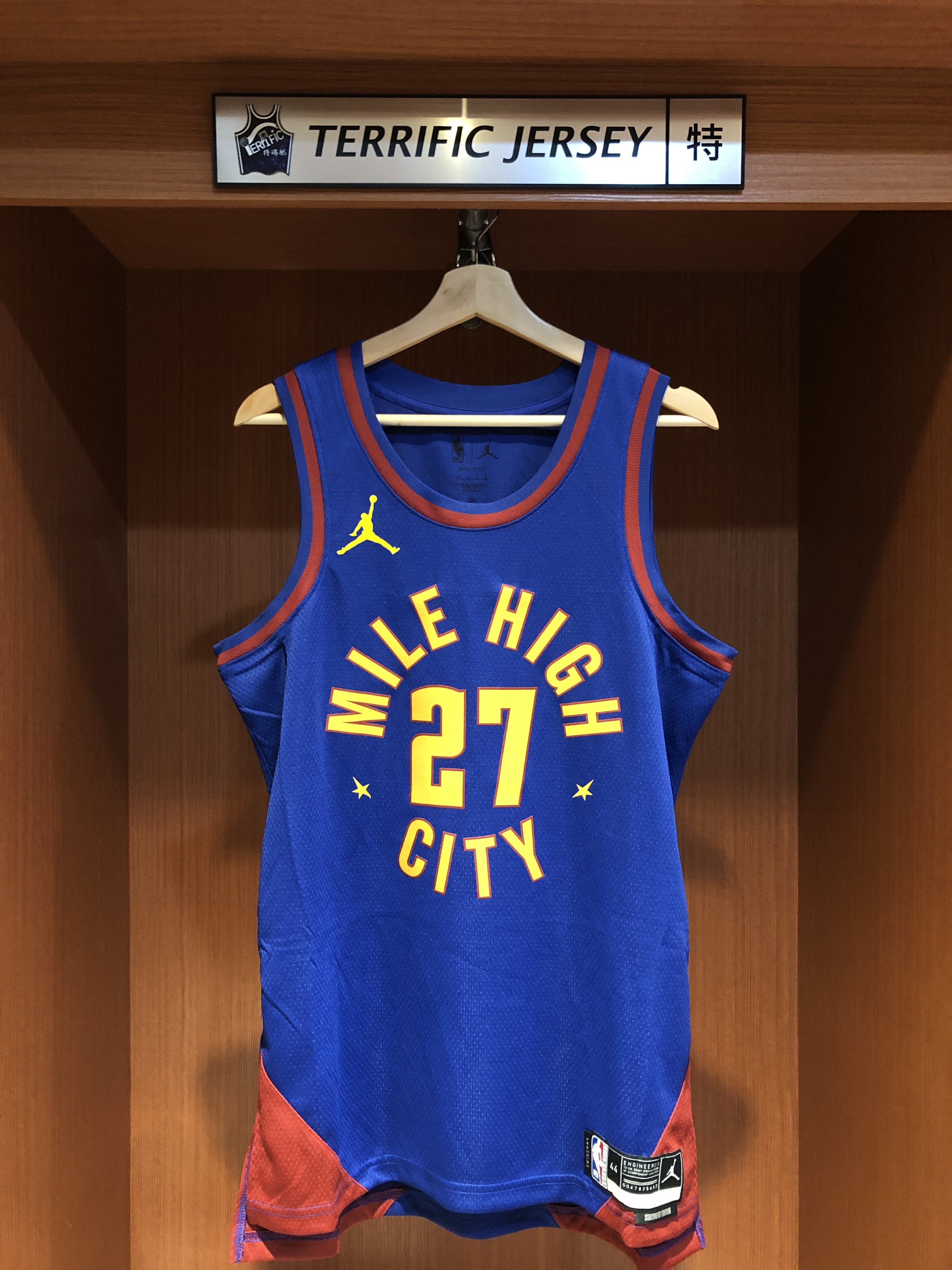 NBA球衣 Jamal Murray 丹佛金塊藍 Statement Jordan Swingman 球迷版 熱轉印 全新