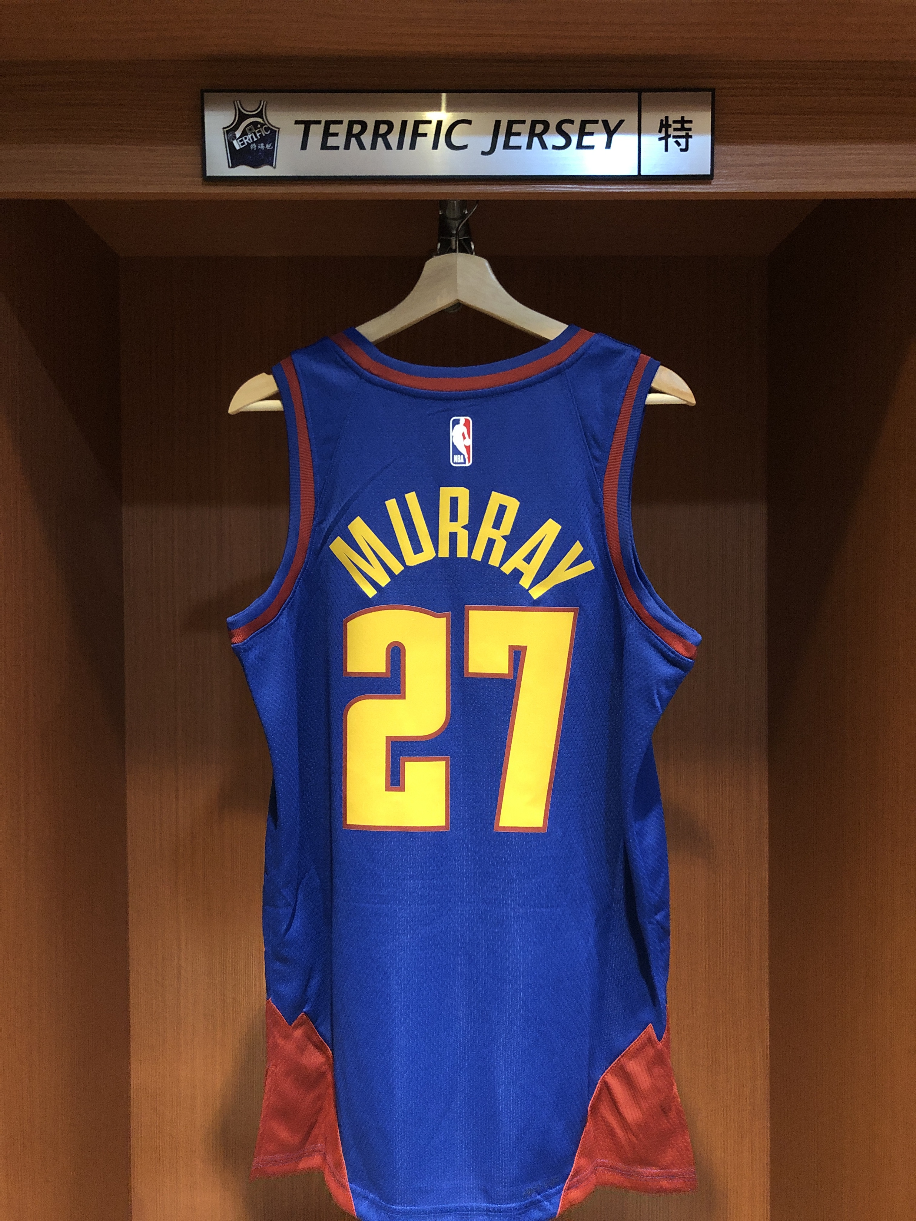 NBA球衣 Jamal Murray 丹佛金塊藍 Statement Jordan Swingman 球迷版 熱轉印 全新