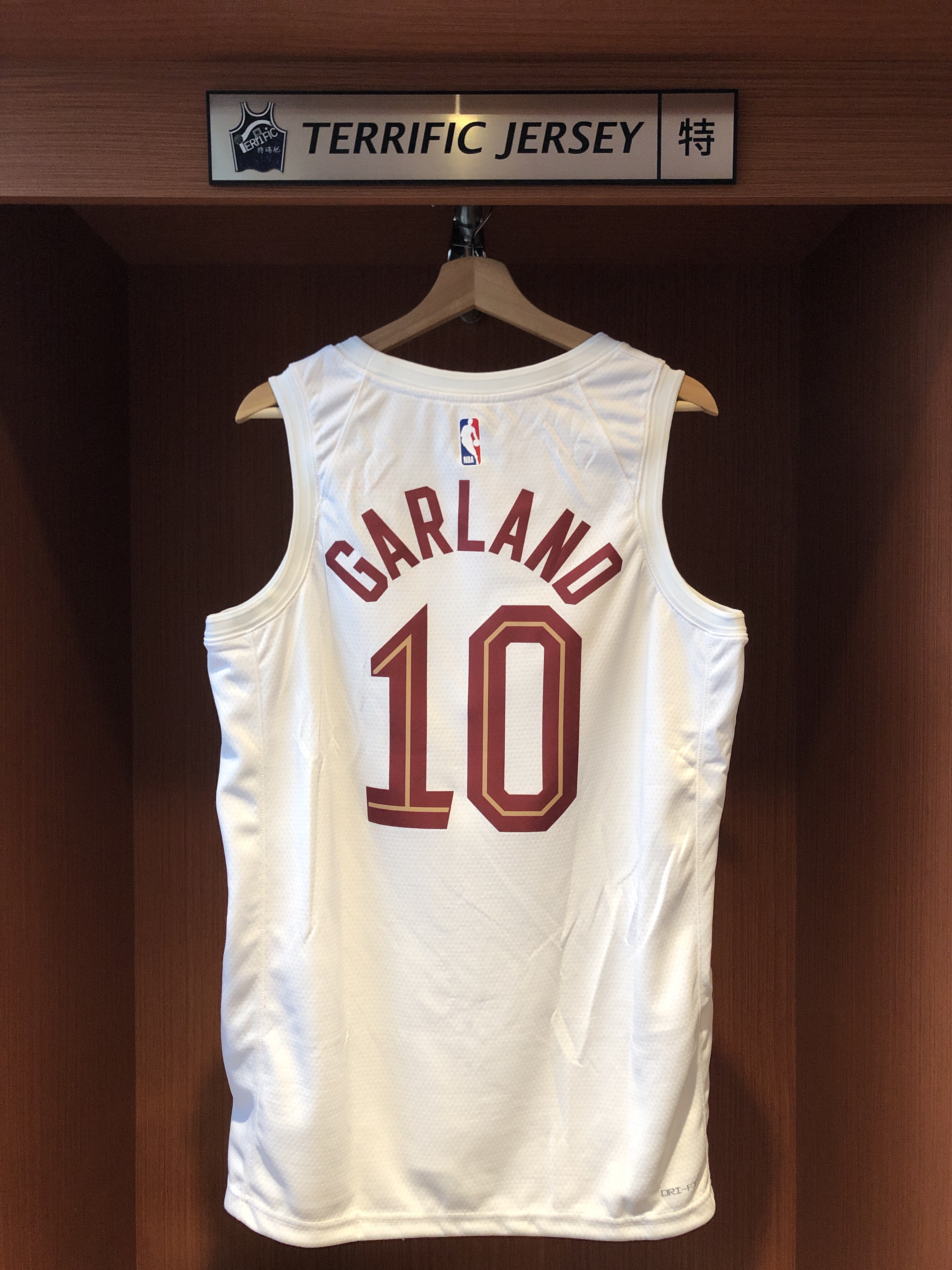 NBA球衣 Darius Garland 克里夫蘭騎士白 Association Nike Swingman 球迷版 熱轉印 全新