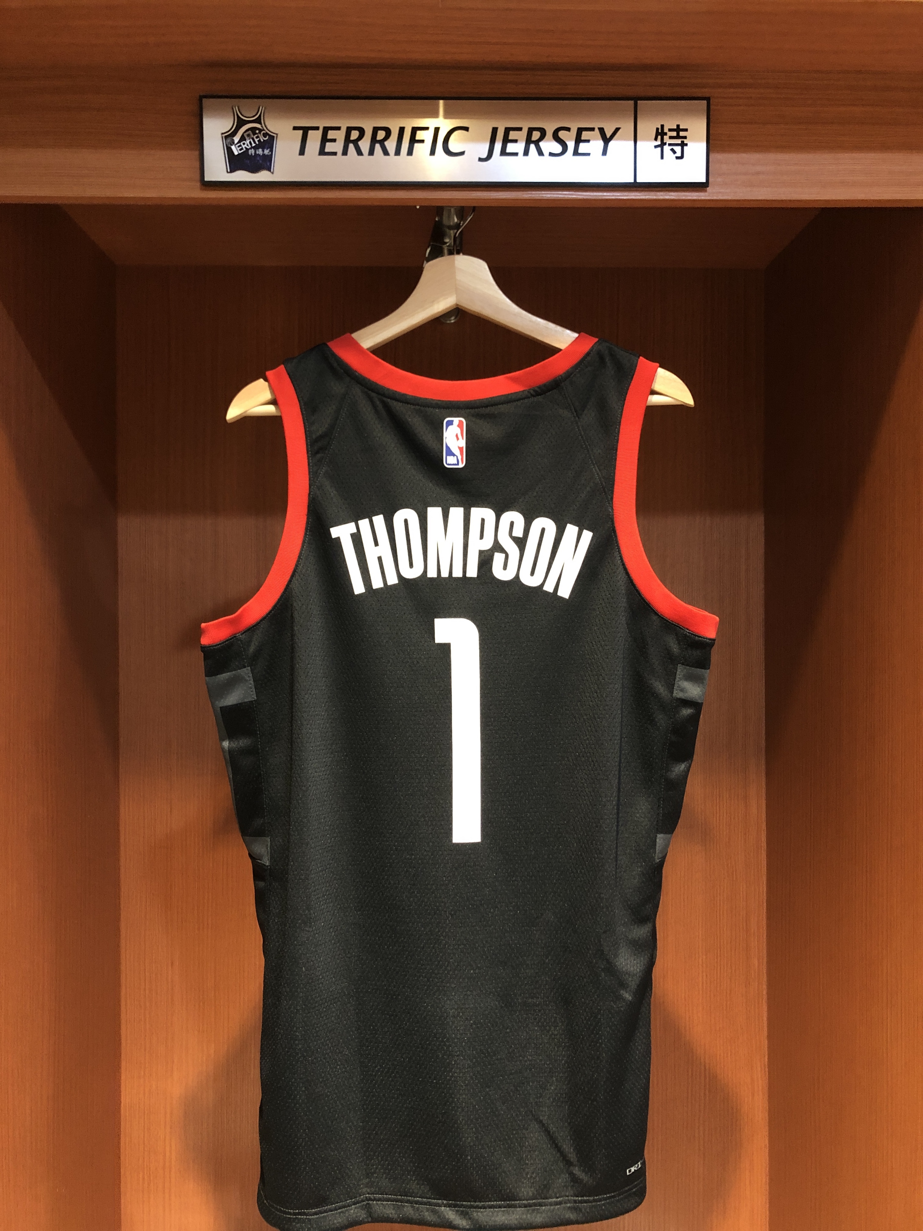 NBA球衣 Amen Thompson 休士頓火箭黑 Statement Jordan Swingman 球迷版 熱轉印 全新