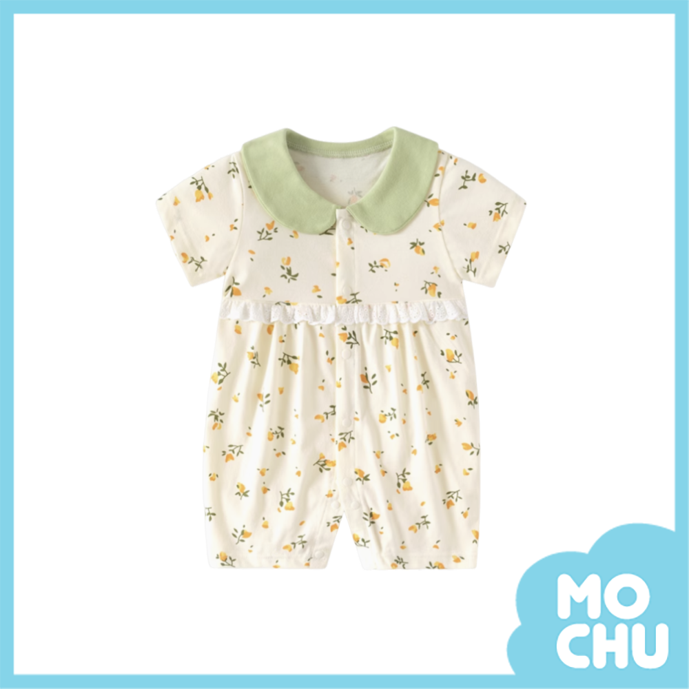 小碎花短袖連身衣